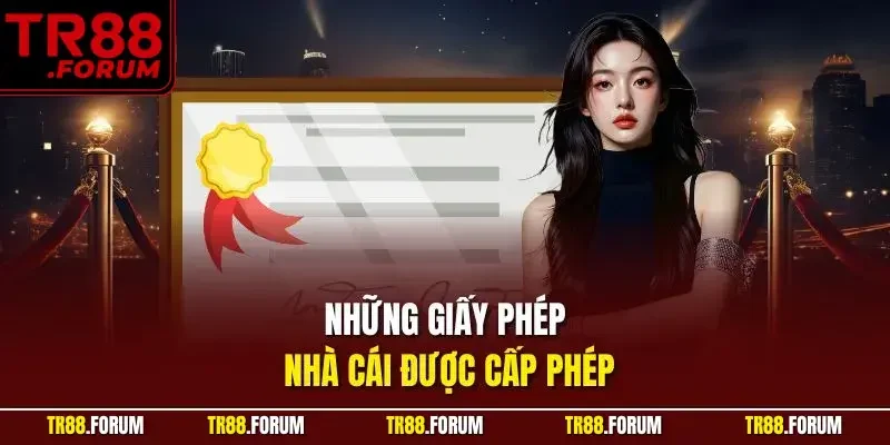 Những giấy phép nhà cái được cấp phép