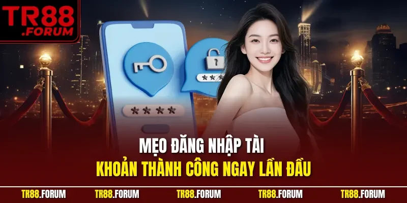 Mẹo đăng nhập tài khoản thành công ngay lần đầu
