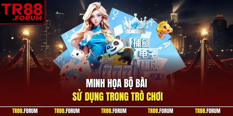 Minh họa bộ bài sử dụng trong trò chơi